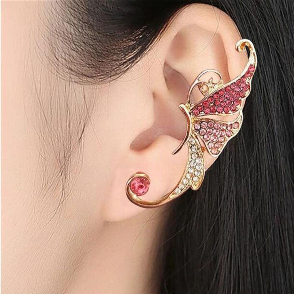 Bông Tai Hình Bướm Thiết Kế Mới Cao Cấp Thời Trang Dành Cho Cả Nam Và Nữ
