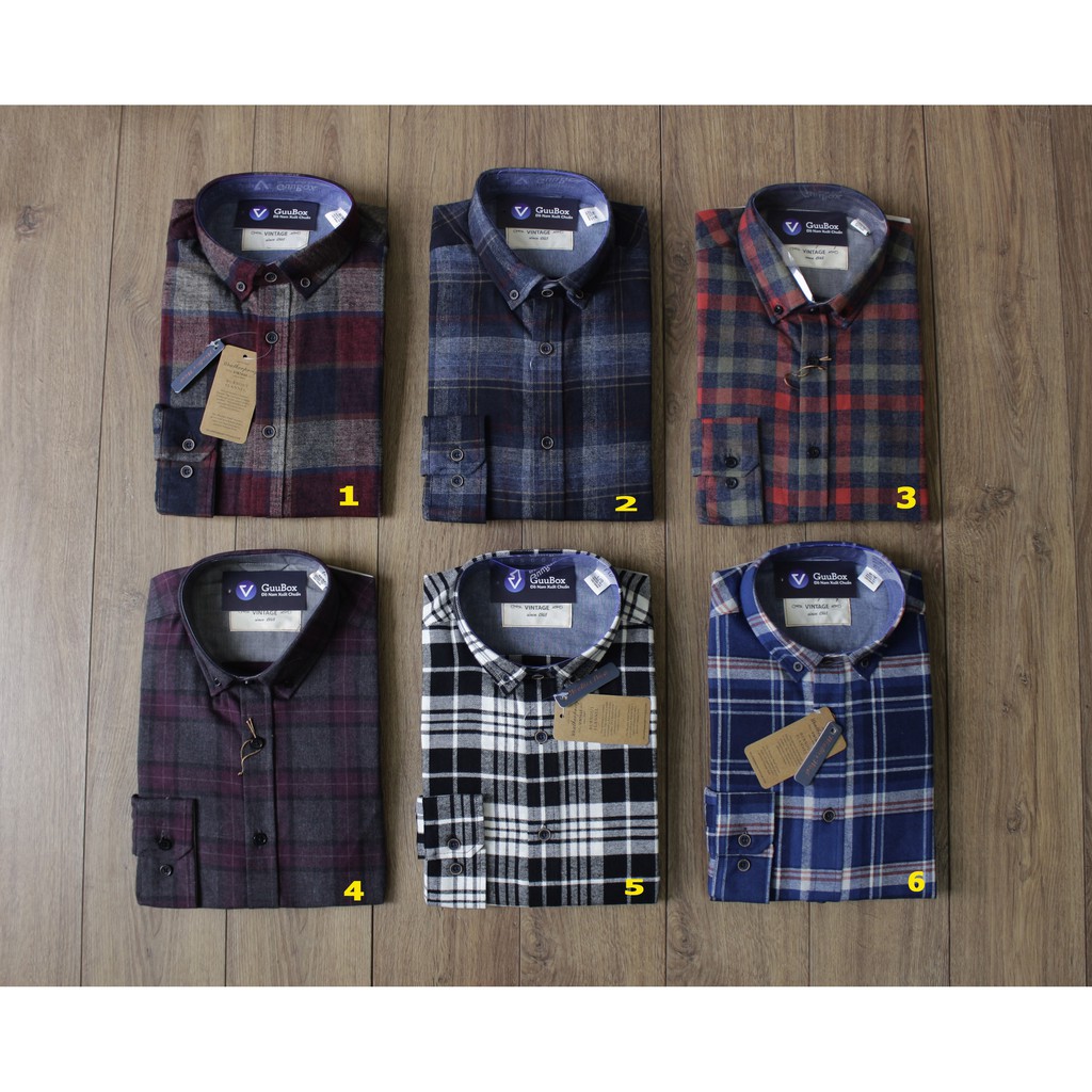 Sơ mi flannel mùa thu