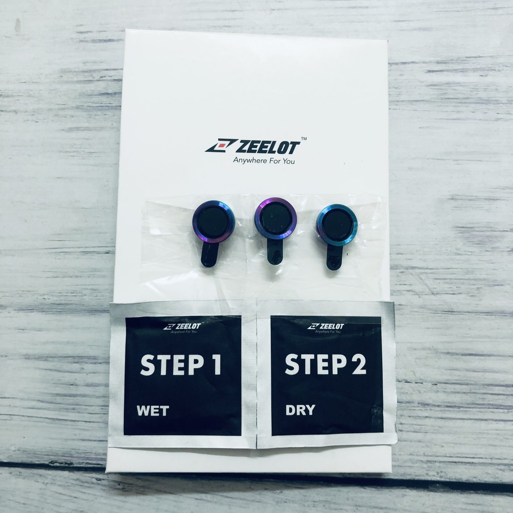 Kính Cường Lực ZEELOT camera cho iPhone 12 Pro Max viền Màu Titan - Hàng Chính Hãng