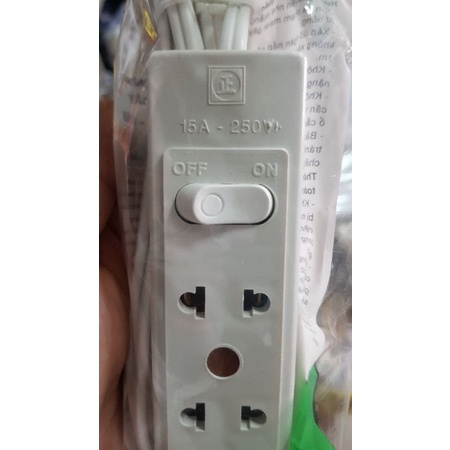 Ổ cắm dài 2000w dây 2m Tiến Thành