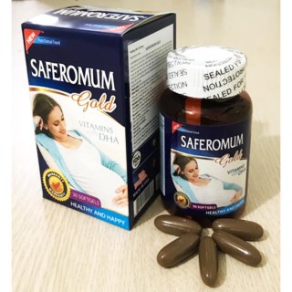 [ Chính Hãng ] Saferomum Gold - Bổ sung Vitamin , DHA cho phụ nữ trước và sau sinh