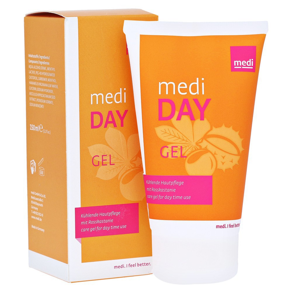 Bộ sản phẩm kem dưỡng da và tĩnh mạch ban đêm Medi night & day creme chiết xuất hạt dẻ