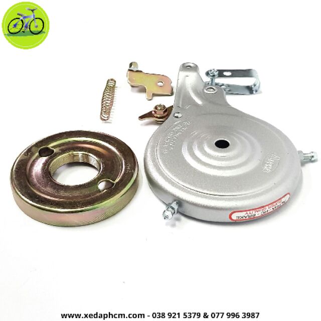 Bộ phanh thắng đùm xe đạp băt giữa trục