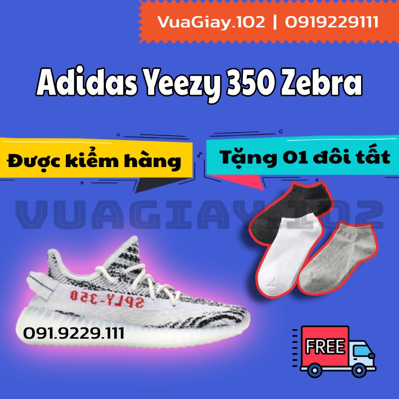 Giày Adidas Yeezy 350 V2 Boost Zebra