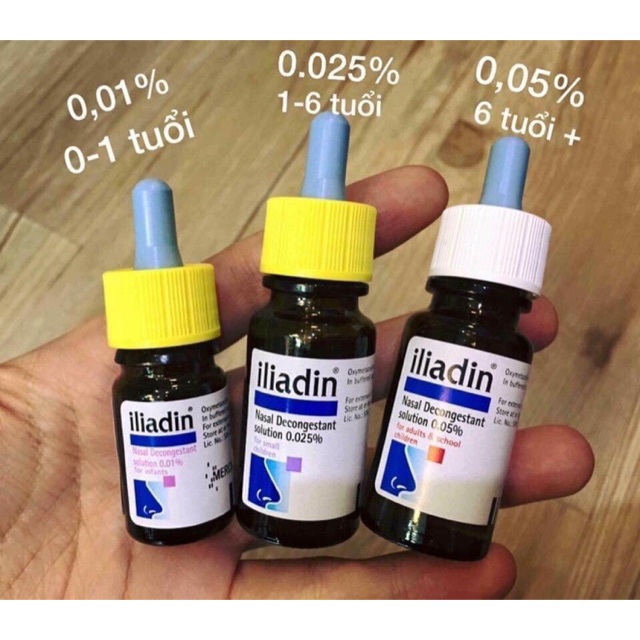 NHỎ MŨI ILADIN