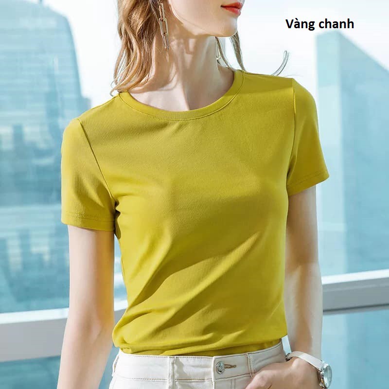 AL30677 - Áo thun nữ hè cổ tròn/Cổ tim hàng nhập - giá 240k