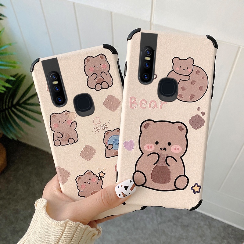 Ready stock VIVO V15 S1 shookproof  Anti-fouling lovely cartoon Lamb Skin Phone case