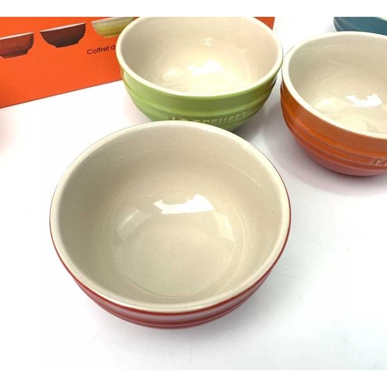 Bộ bát sứ Le Creuset 6 bát tô chén sứ cao cấp 12cm ô ăn suop ăn cơm ăn mì, dùng trang trí decor bàn ăn