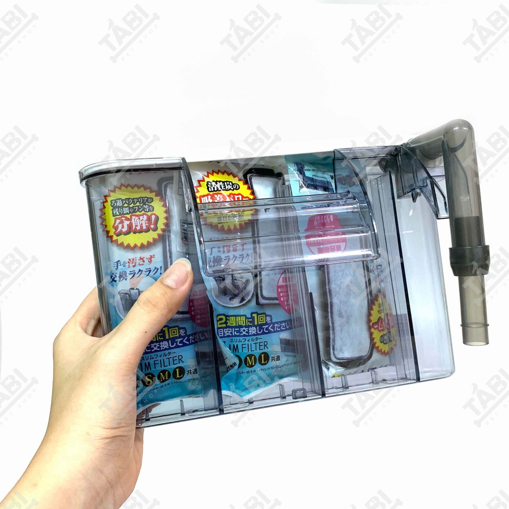 Lọc Thác Kiểu Dáng Dài GEX Size M - Lọc Thác 3 Ngăn Tặng Kèm 3 Miếng Lọc [LỌC THÁC GEX M]