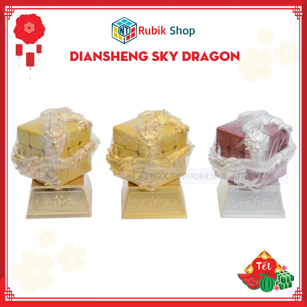 Rubik 3x3x3 Rồng Diandseng- Diangsheng Sky Dragon Phiên bản giới hạn Limited Editon 2022