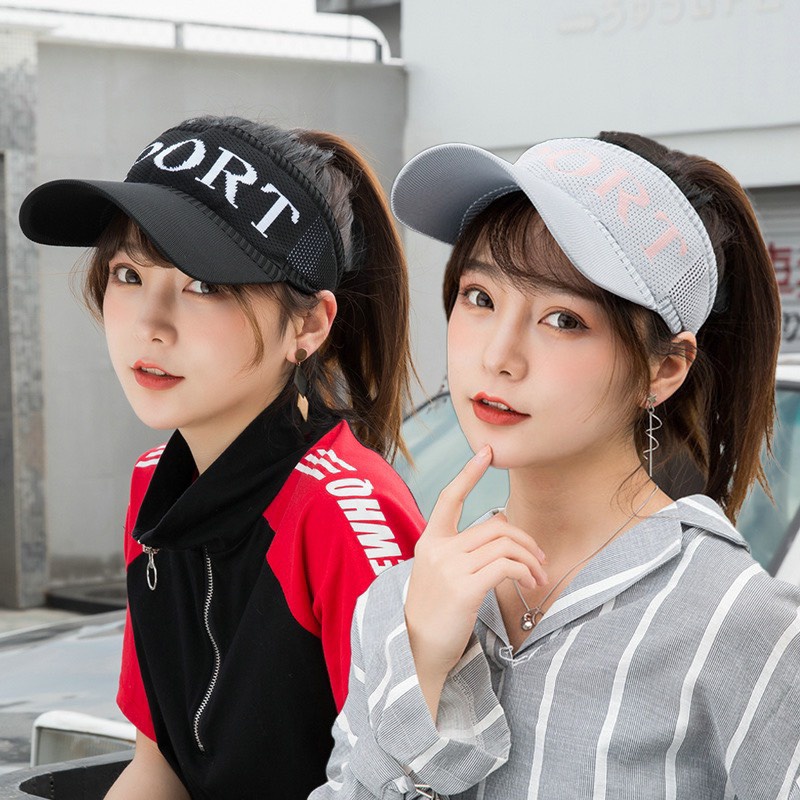 Hàng chất, mũ thể thao nửa đầu nữ spot