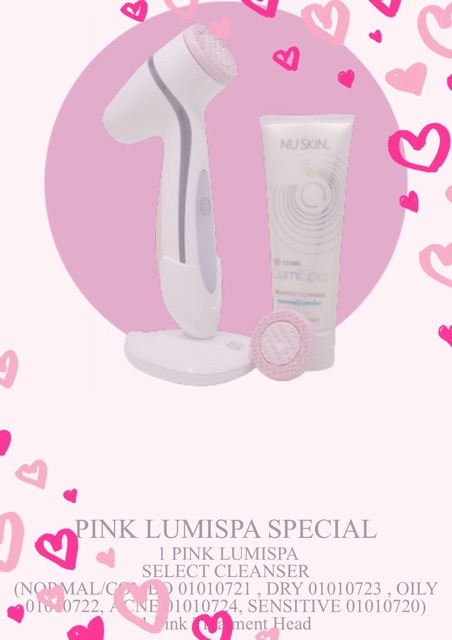 Máy rửa mặt Lumispa Pink