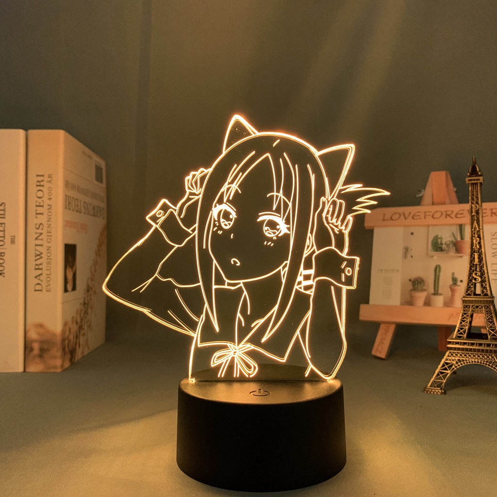 Đèn Led Ngủ Kaguya Sama Love Is War Dùng Pin Quà Tặng Sinh Nhật