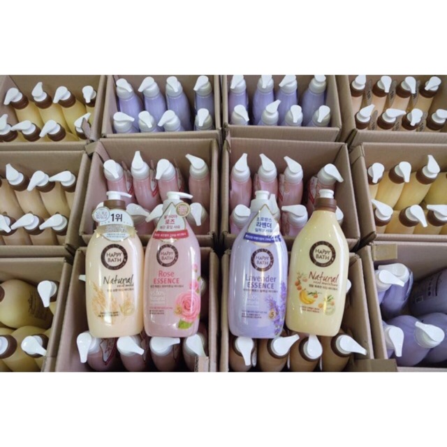 Sữa tắm Happy Bath Hàn Quốc 500ml (bill)