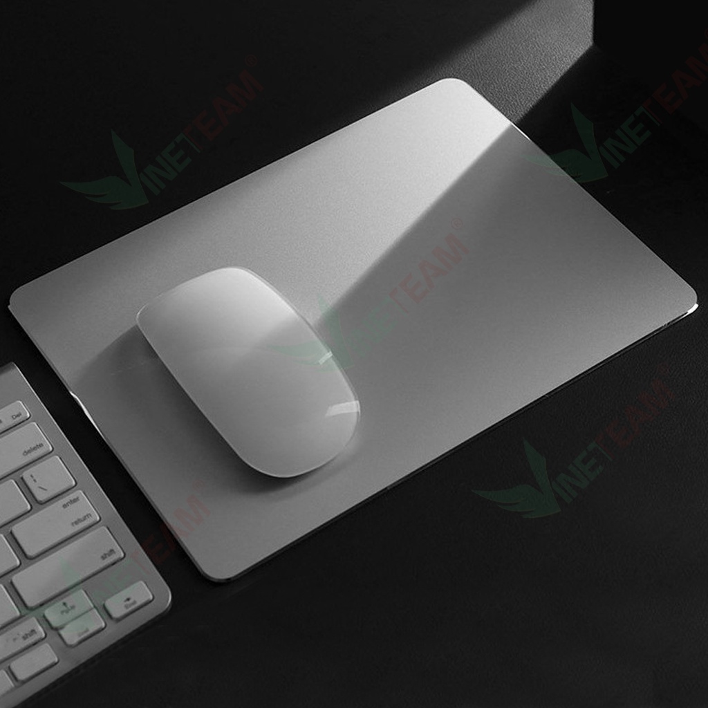 Miếng Lót Chuột Aluminum ( Mouse pad ) - Bàn di chuột nhôm Kích thước 30x24cm -dc4665