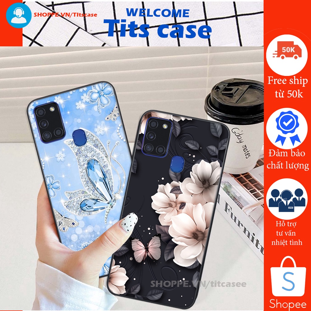 Ốp lưng Samsung Galaxy A21S in hình thiên nga,hoa may mắn, đặc sắc ĐỘC - LẠ - BỀN