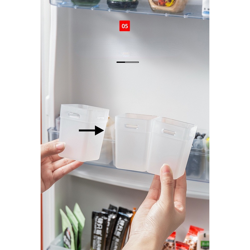 Set 2 Hộp Nhựa Trong Suốt Đựng Thực Phẩm