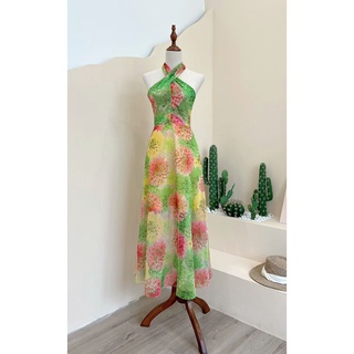Váy đầm maxi thiết kế đi biển du lịch