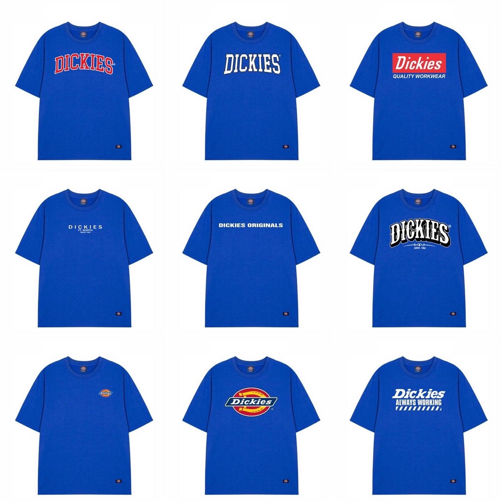 Áo thun cotton nam nữ unisex form rộng Dickies basic chính hãng - Helistore