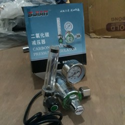 Đồng hồ sấy khí CO2 36V dùng sấy khí cho máy hàn MIG