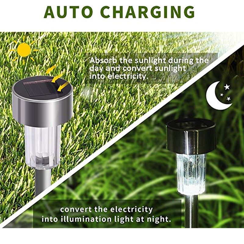 Đèn LED năng lượng mặt trời chống thấm nước dùng trang trí sân vườn