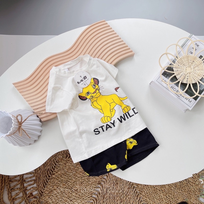 Bộ con hổ stay wild bé trai