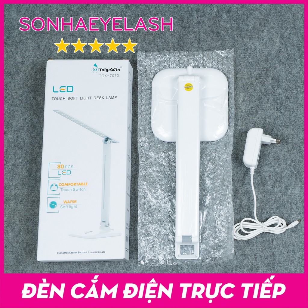 Đèn nối mi, làm nail, đèn dài để bàn học tập, có 3 nấc siêu sáng