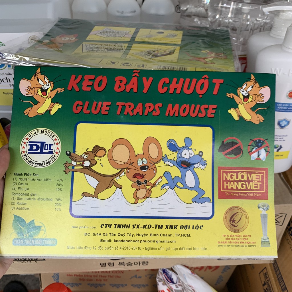 [Combo 2 miếng] Keo dán chuột Glue Traps Mouse giá sỉ