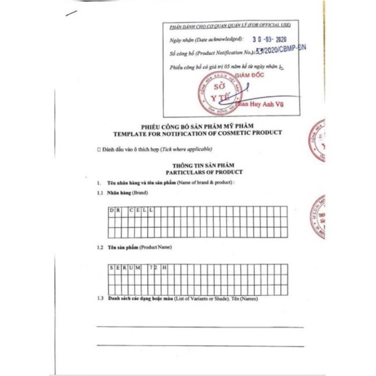 Serum Truyền Trắng 72h Dr Cell, Dưỡng Trắng Da Nhanh Chóng, Dưỡng Ẩm, Ngăn Ngừa Lão Hóa, Mờ Thâm Nám Chính Hãng | BigBuy360 - bigbuy360.vn