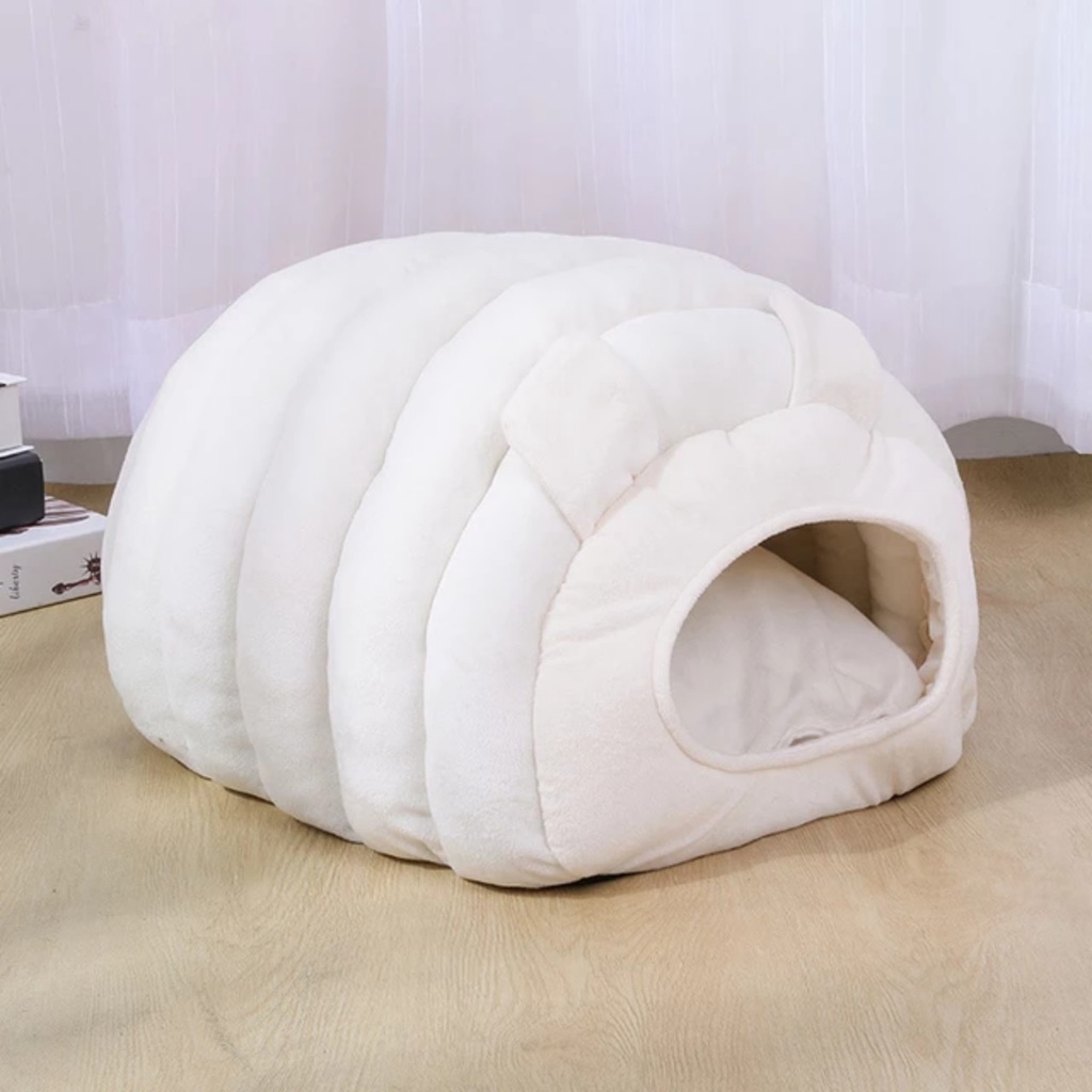 Ổ nhà nệm con sâu nhộng cho chó mèo thú cưng - Ổ vòm chui hình thú đáng yêu giá rẻ cho mèo