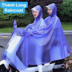 Áo mưa chấm bi 2 đầu chất mềm đẹp - HÀNG LOẠI 1 CÓ BAO GƯƠNG VÀ CHẮN NƯỚC