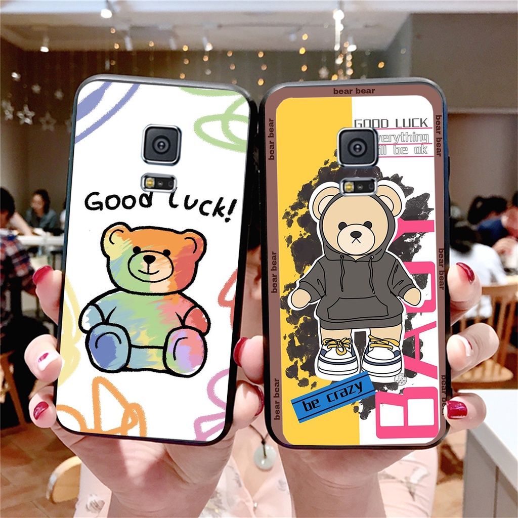 Ốp lưng Samsung S4 / S5 / Note 4 / Note 5 in hình cute, chú gấu thể thao tinh nghịch cực đáng yêu