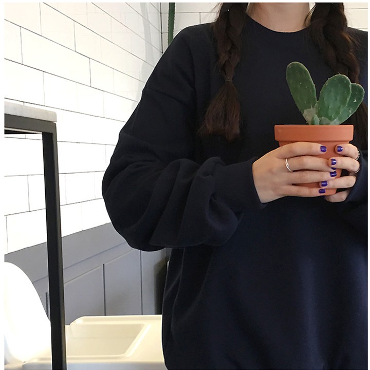 Áo Sweater ❤️FREESHIP❤️ Form Rộng Saro Đơn Giản Mềm Mại Dễ Phối Đồ | BigBuy360 - bigbuy360.vn