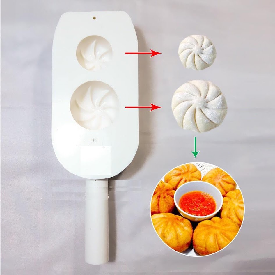 Khuôn làm bánh bao 4.5cm, 6cm, 7cm và 8cm