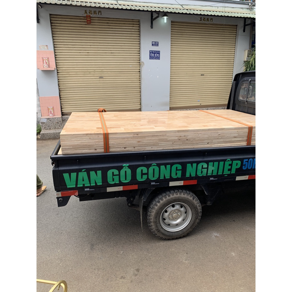 MẶT BÀN GỖ 40X120X1,8Cm Mặt bàn gỗ cao su đầy đủ kích thước đã sơn,phủ bóng và bo góc-Mua về là dùng ngay