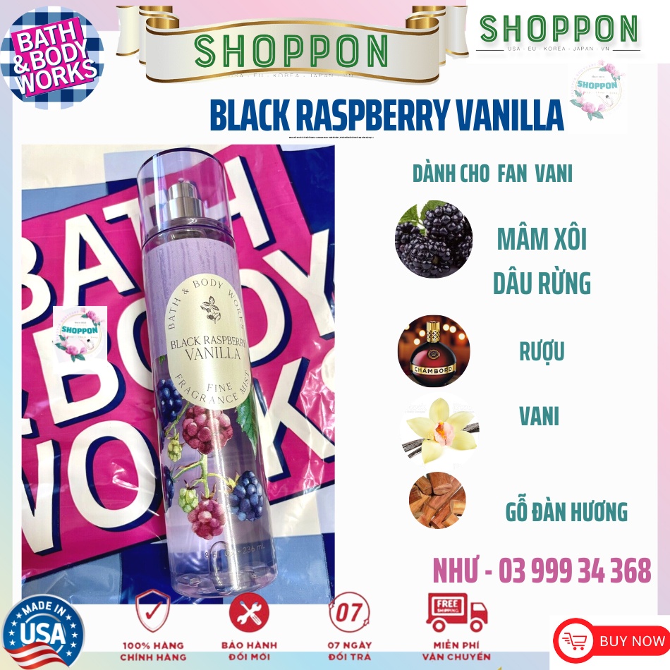 𝐁𝐒𝐓 𝐇ươ𝐧𝐠 𝐕𝐚𝐧𝐢 - 𝐁𝐋𝐀𝐂𝐊 𝐑𝐀𝐒𝐏𝐁𝐄𝐑𝐑𝐘 𝐕𝐀𝐍𝐈𝐋𝐋𝐀| 𝐗ị𝐭 𝐓𝐡ơ𝐦 𝐍ướ𝐜 𝐇𝐨𝐚 𝐁𝐚𝐭𝐡 & 𝐁𝐨𝐝𝐲 𝐖𝐨𝐫𝐤𝐬.