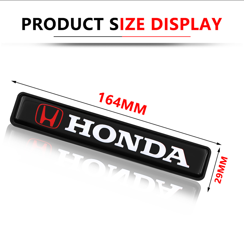 Miếng Dán Trang Trí Lưới Tản Nhiệt Có Đèn LED Dành Cho Xe Hơi Honda CITY Vezel JAZZ CIVIC HRV CRV BRV Accord
