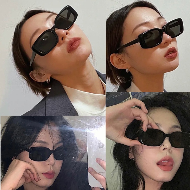 Kính Mát Gọng Vuông Nhỏ Thời Trang Cho Nam Nữ