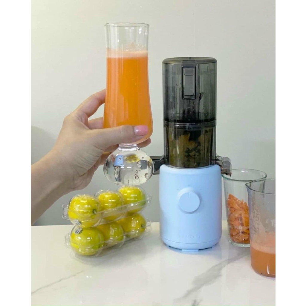 Máy ép chậm HUROM H310, phong cách retro, màu pastel, model 2022