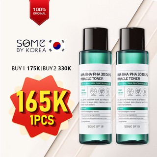 [CHÍNH HÃNG] Nước Hoa Hồng Giảm Mụn Some By Mi AHA-BHA-PHA 30 Days Miracle Toner Some By Me 150ml