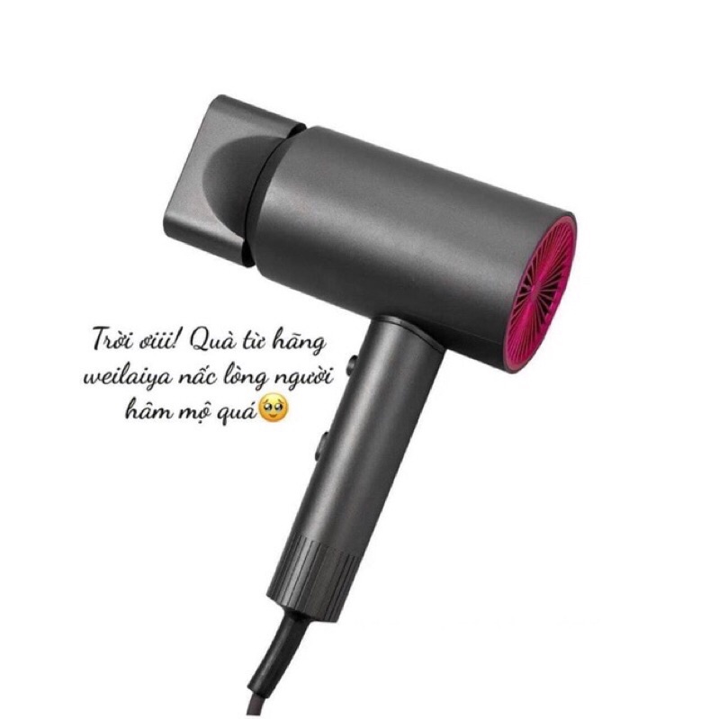 Máy Sấy Tóc weilaiya Hairdryer xịn xò không sơ tóc máy êm luồng gió cực mạnh bảo hành 2 năm