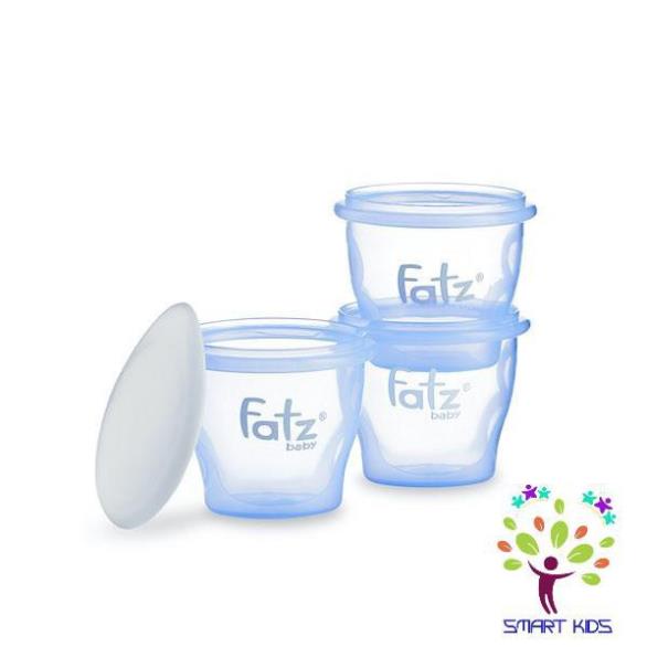 Bộ 3 cốc trữ thức ăn dặm Fatzbaby 85ml - 150ml FB0010N/FB0060N