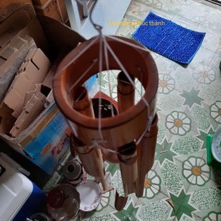 chuông gió tre thanh tròn