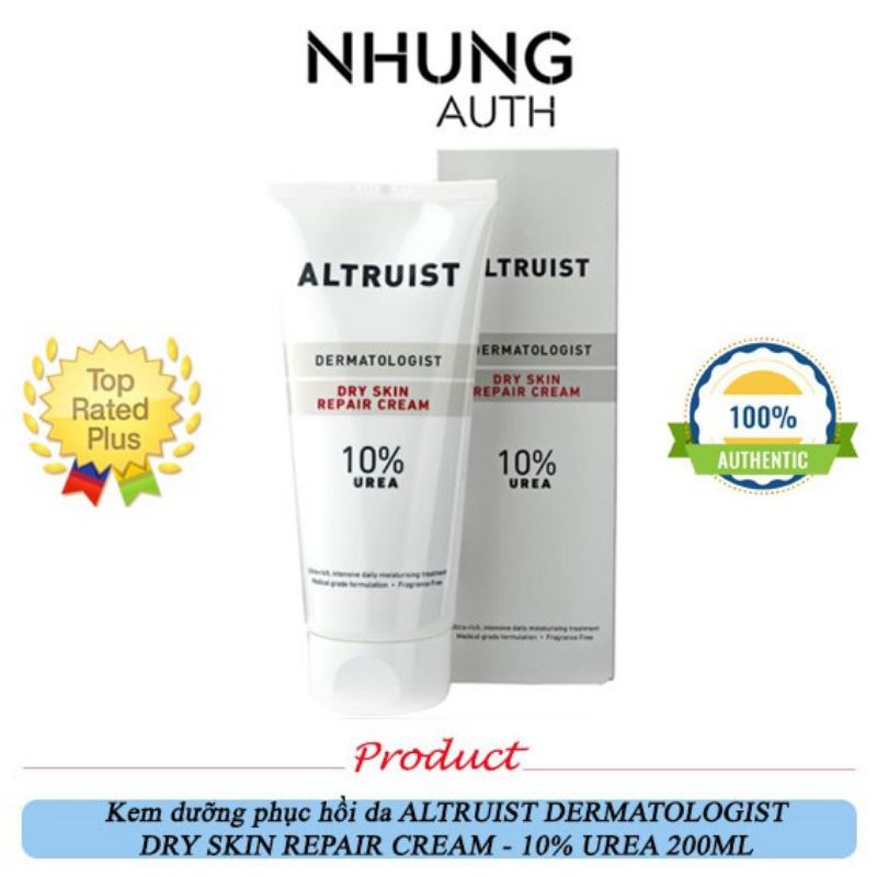 [Deal chuẩn Auth] Kem dưỡng phục hồi da ALTRUIST DERMATOLOGIST DRY REPAIR SKIN CREAM - 10% UREA 200ML