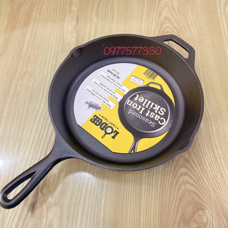 Chảo gang Lodge 26cm