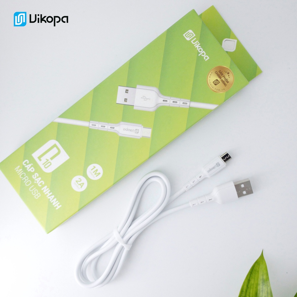 Cáp Sạc Nhanh Micro USB Vikopa D10 dài 1m | Hàng Chính Hãng