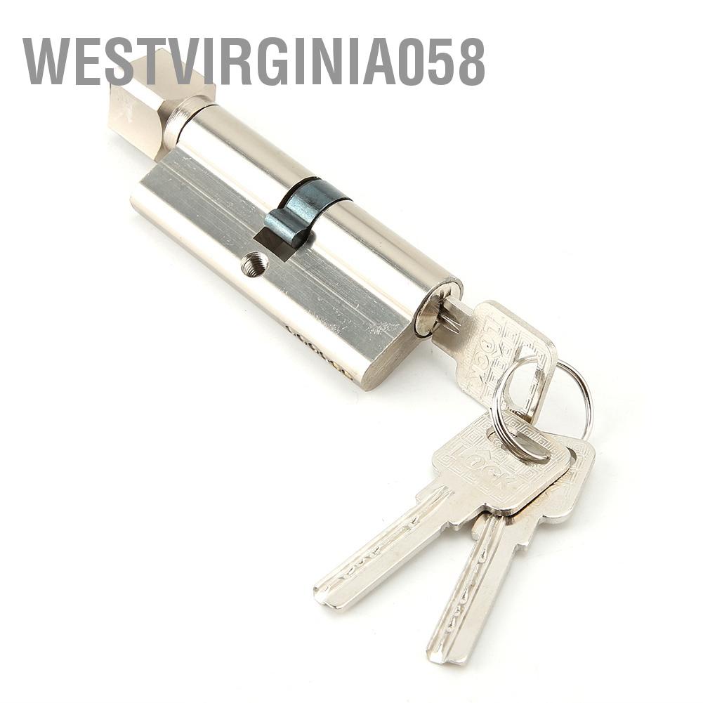 Westvirginia058 70mm Aluminium Alloy Security Home Door Lock Cylinder with 3 Keys