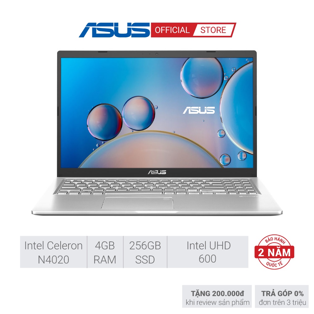 Laptop ASUS Vivobook X515MA-BR481W Celeron N4020|4GB|256GB|15.6" HD|UHD 600|WIN 11