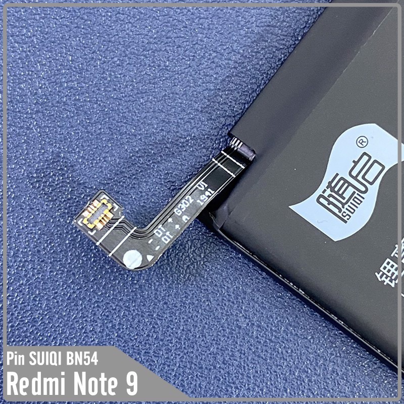 Pin Suiqi Li-ion thay thế cho Xiaomi Redmi Note 9 - Redmi 10X 4G (BN54) 5200mAh