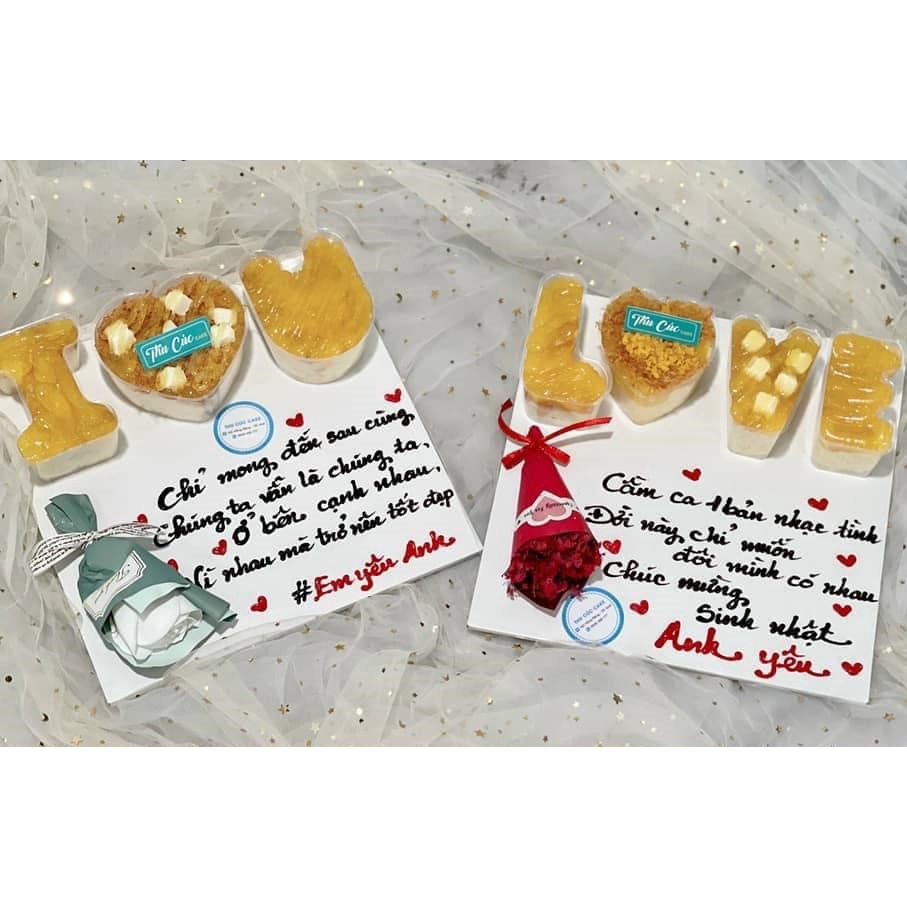 Khuôn Làm Bánh Chữ LOVE, Khuôn Làm Bánh Chữ I love U, Khuôn bánh Tiramisu, Khuôn Thạch Rau Câu, Pudding